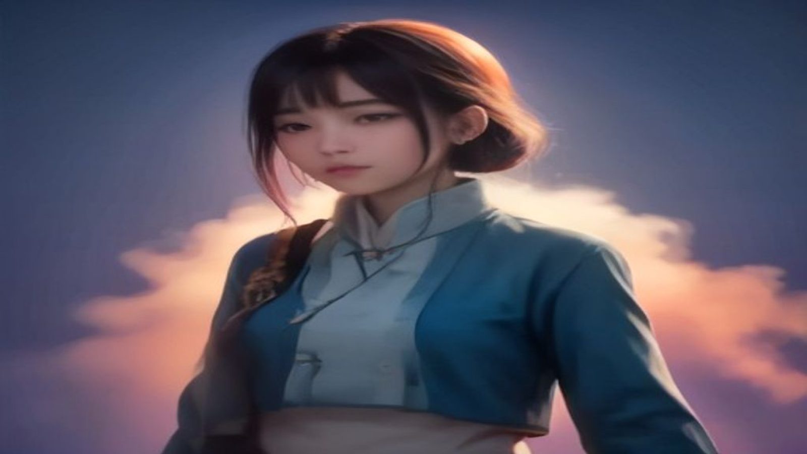 典雅女仆主题咖啡馆内景，暖金色灯光映照下身着经典黑白女仆装的服务员微笑迎客，精致甜点陈列其中，氛围温馨浪漫