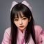 用户头像，扎双马尾的可爱女生